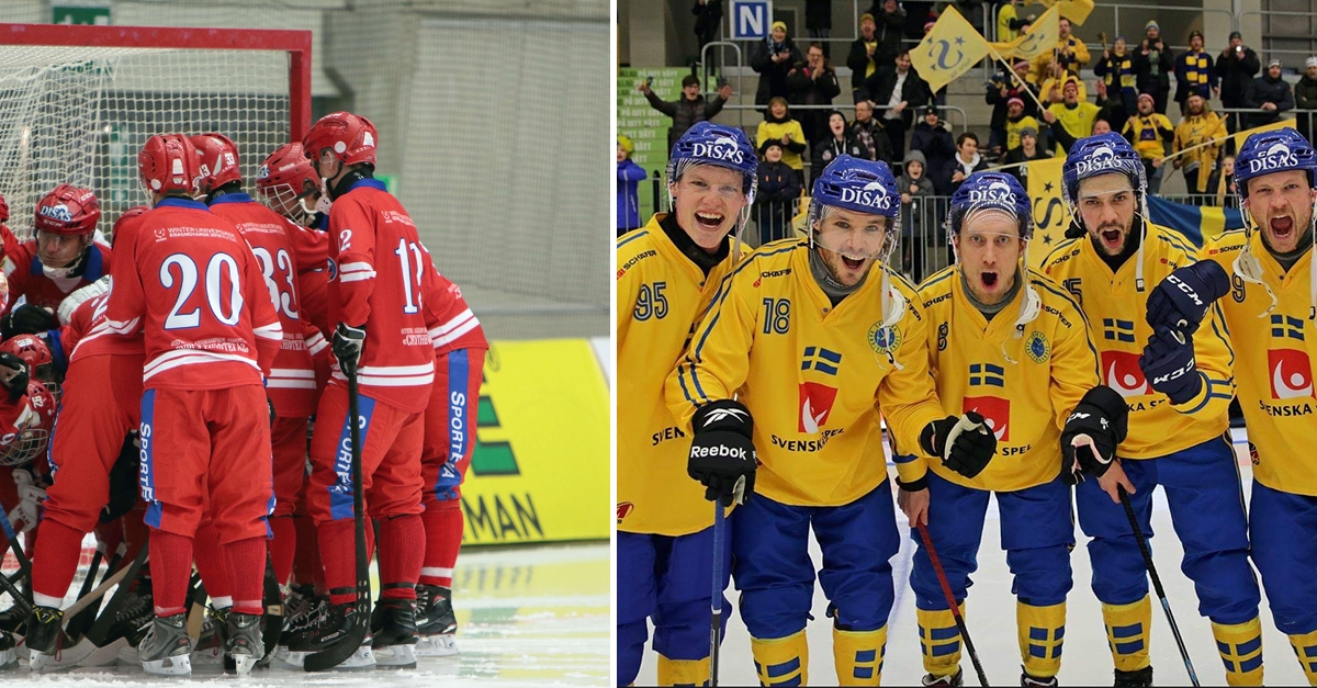 Sverige, blågult, bandy-VM, Ryssland