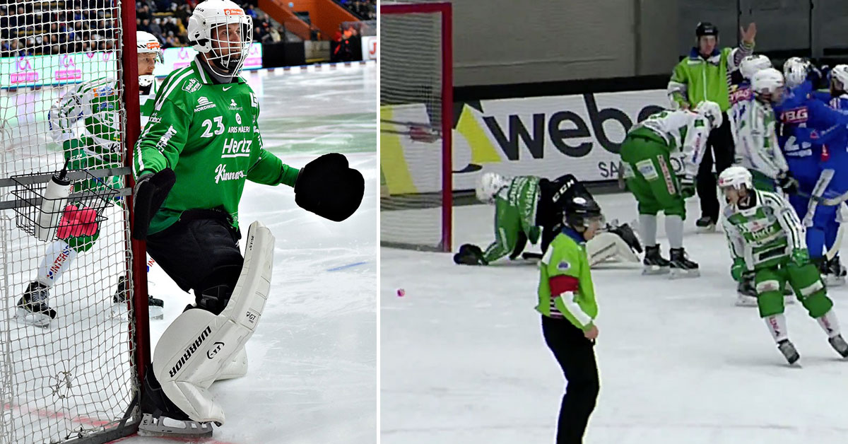 Henrik Kjellsson, VSK-målvakten, VSK, Västerås, tappade poäng i slutskedet, Kjellsson