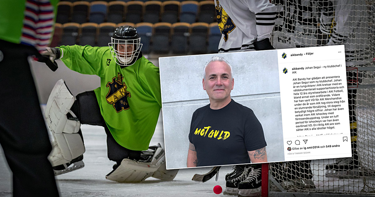 AIK bandy, AIK, Johan Segui, klubbchef