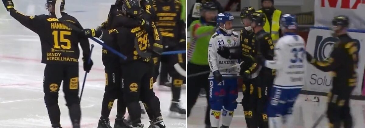 Gripen villa, Gripen kvartsfinal, Gripen kvartsfinal mot villa, Gripen bandy