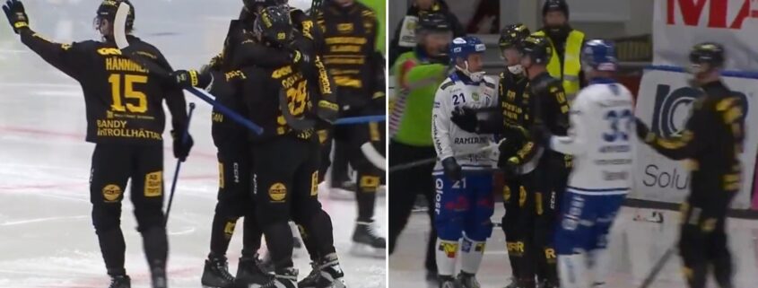 Gripen villa, Gripen kvartsfinal, Gripen kvartsfinal mot villa, Gripen bandy
