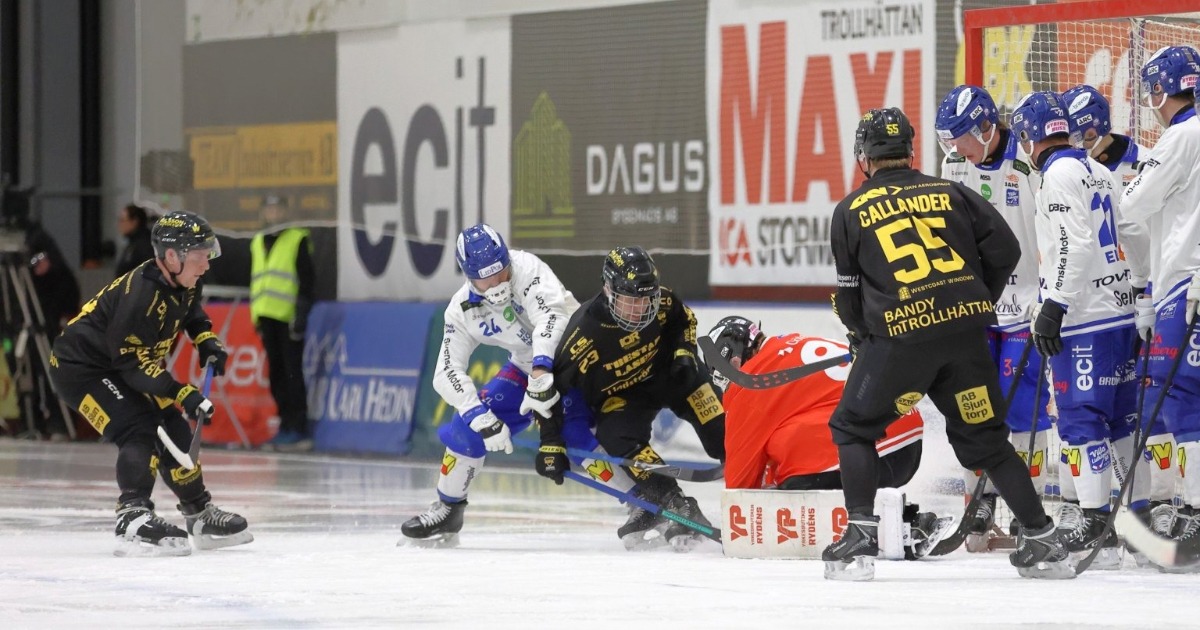 Gripen bk, gripen mot Villa, gripen villa kvartsfinal, gripen bandy kvartsfinal